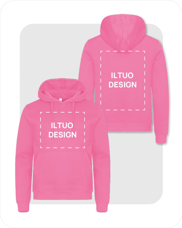 Felpa Unisex con Cappuccio