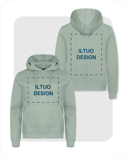 Felpa Unisex con Cappuccio