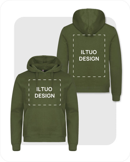 Felpa Unisex con Cappuccio