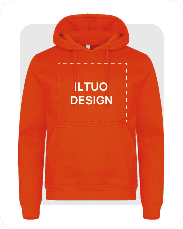 Felpa Unisex con Cappuccio