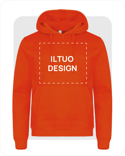 Felpa Unisex con Cappuccio