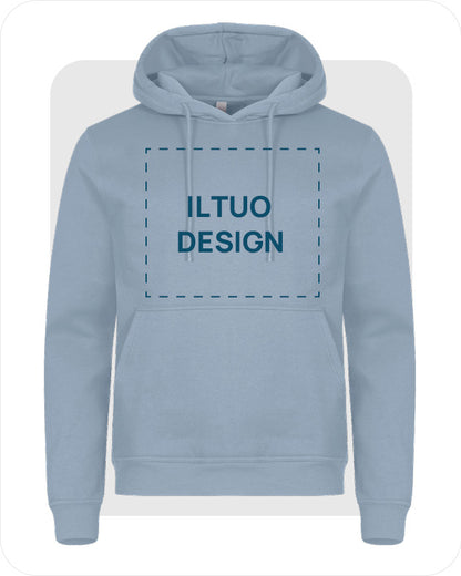 Felpa Unisex con Cappuccio
