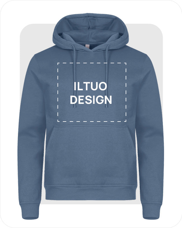 Felpa Unisex con Cappuccio