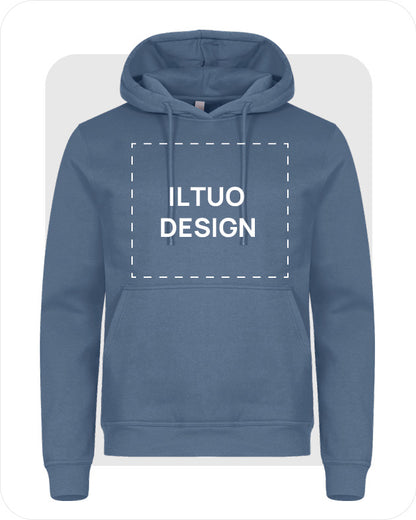 Felpa Unisex con Cappuccio
