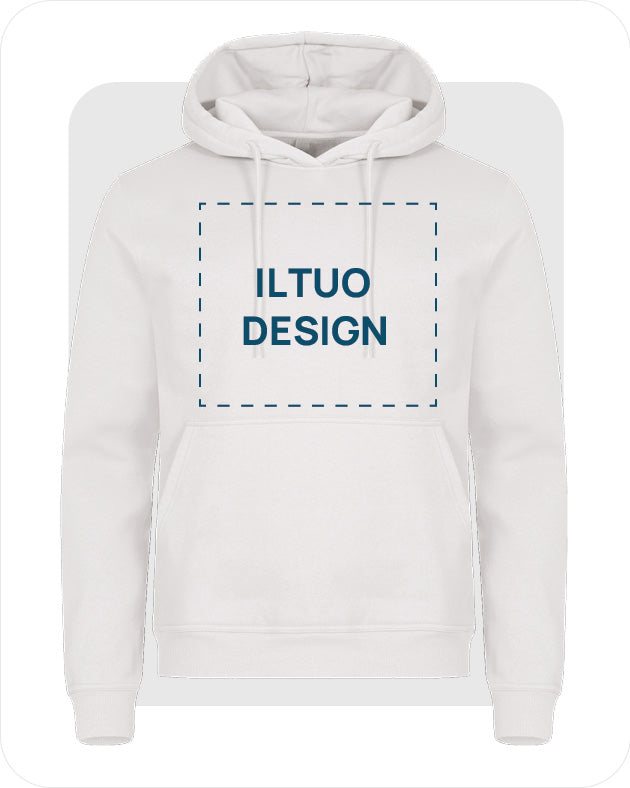 Felpa Unisex con Cappuccio