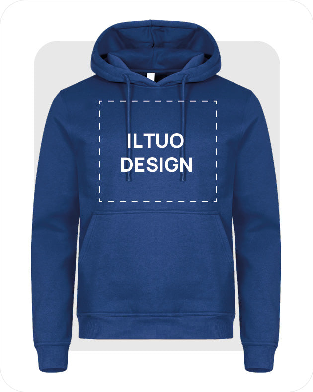 Felpa Unisex con Cappuccio