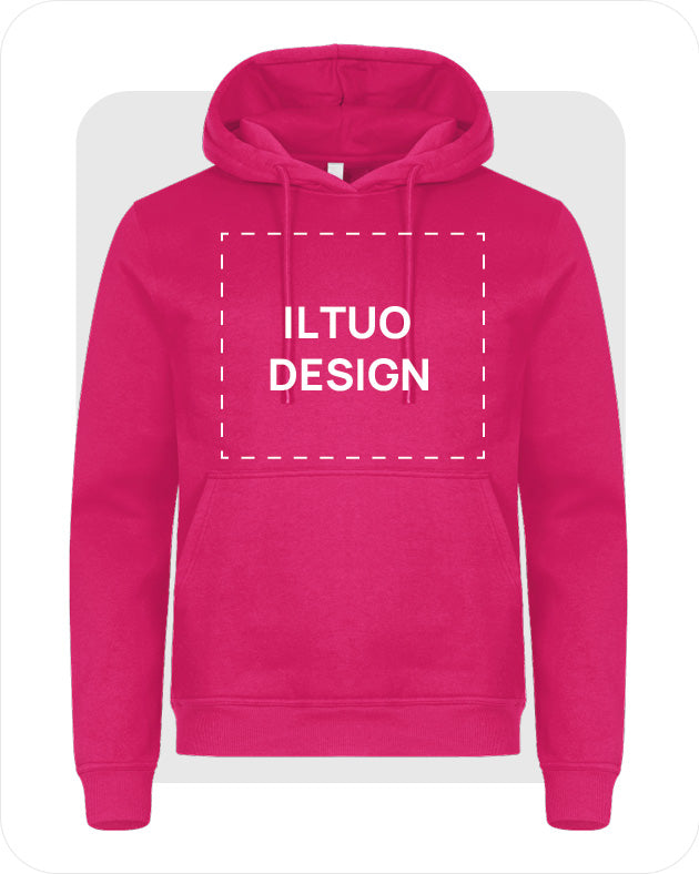 Felpa Unisex con Cappuccio