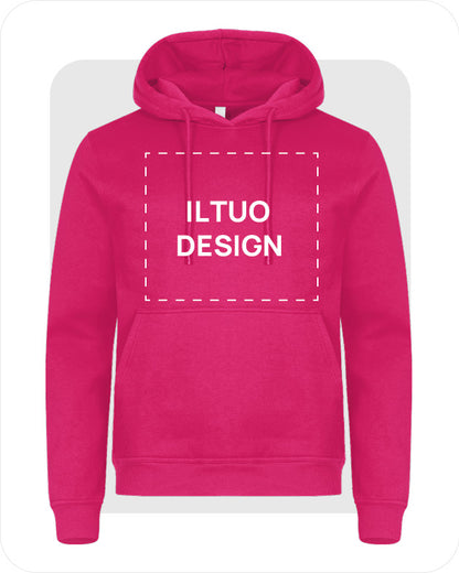 Felpa Unisex con Cappuccio