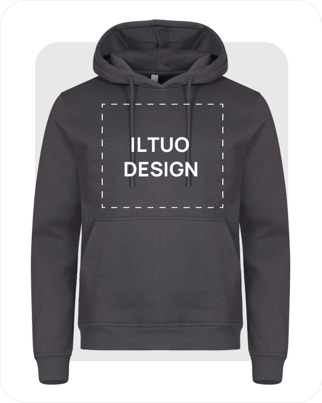 Felpa Unisex con Cappuccio