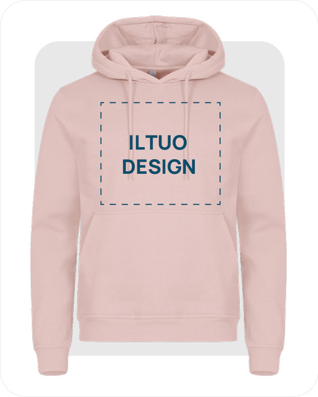 Felpa Unisex con Cappuccio