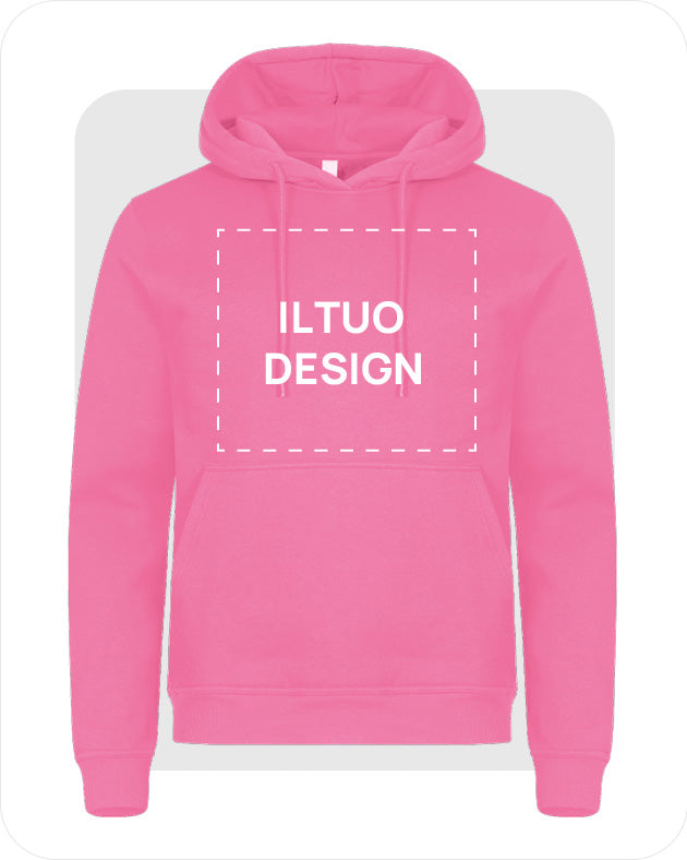 Felpa Unisex con Cappuccio