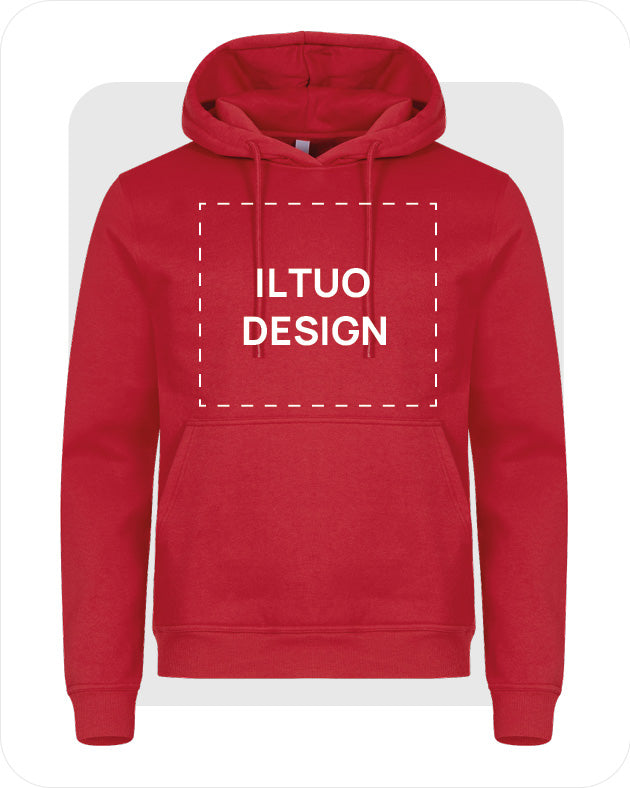 Felpa Unisex con Cappuccio