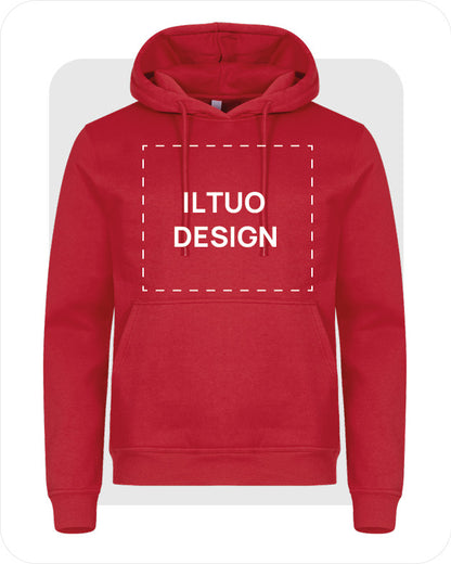 Felpa Unisex con Cappuccio