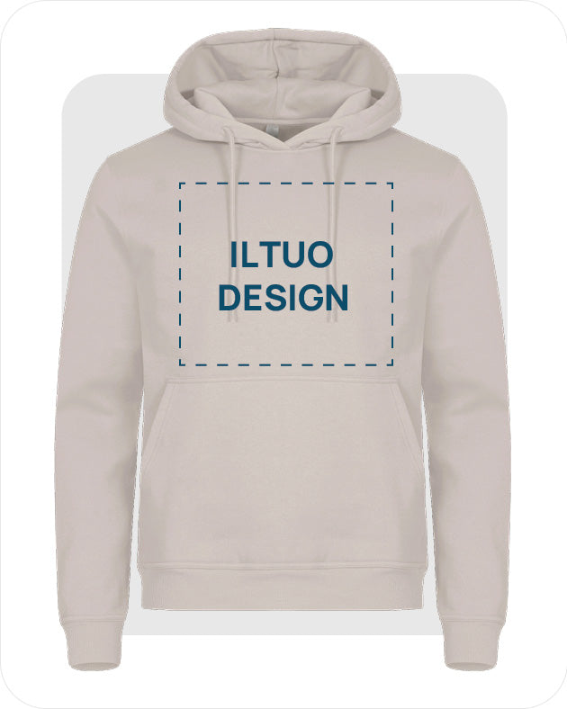 Felpa Unisex con Cappuccio