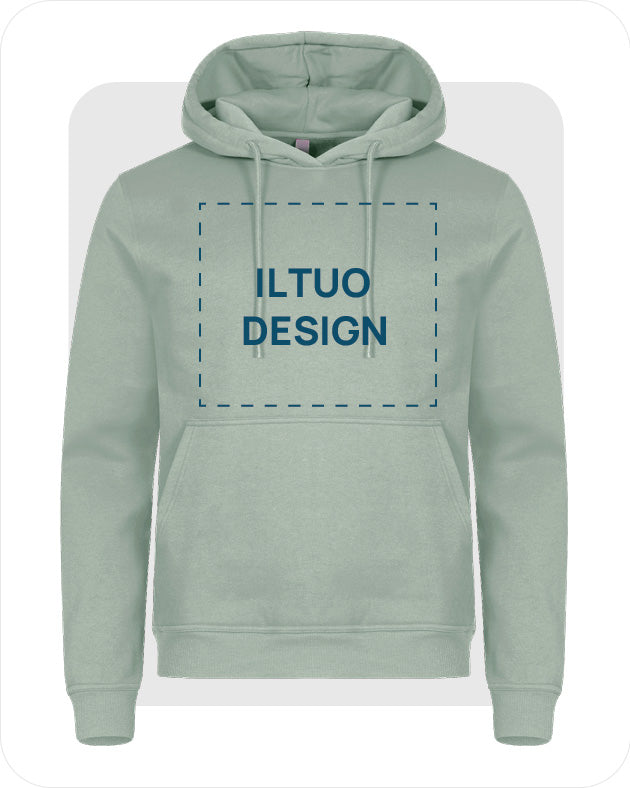 Felpa Unisex con Cappuccio