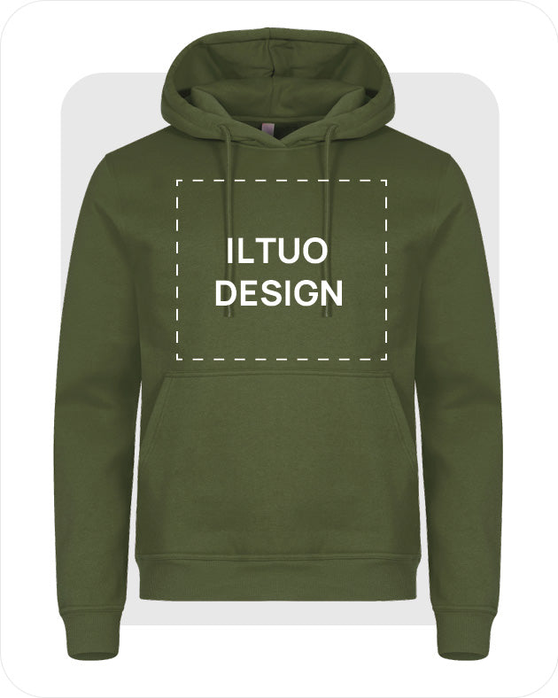 Felpa Unisex con Cappuccio