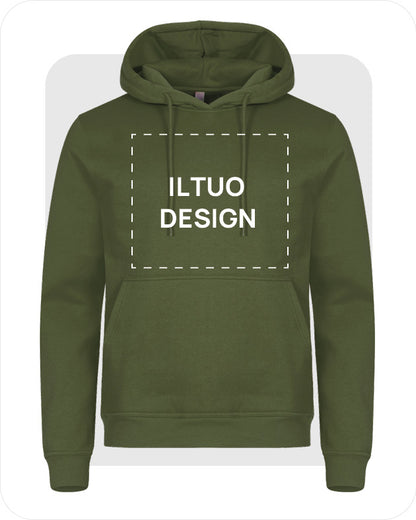 Felpa Unisex con Cappuccio