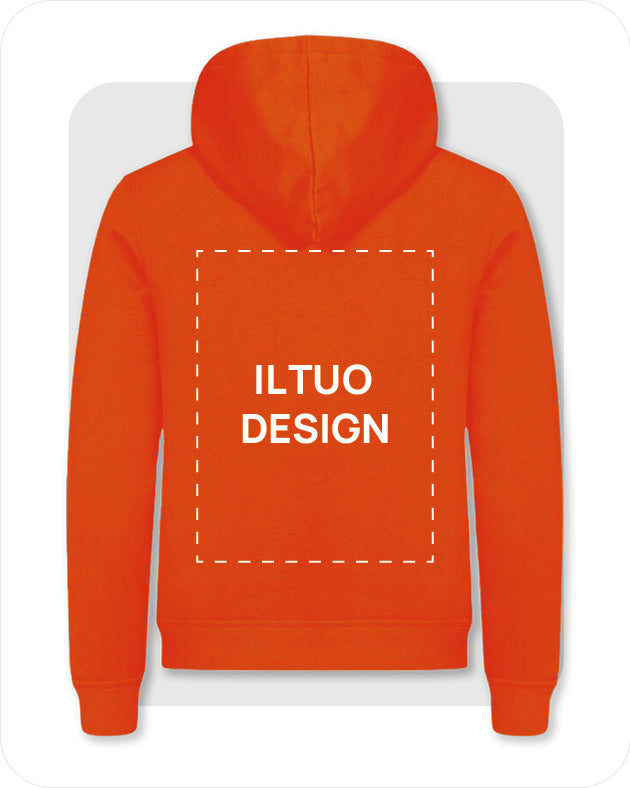 Felpa Unisex con Cappuccio