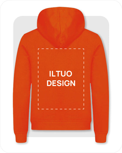 Felpa Unisex con Cappuccio