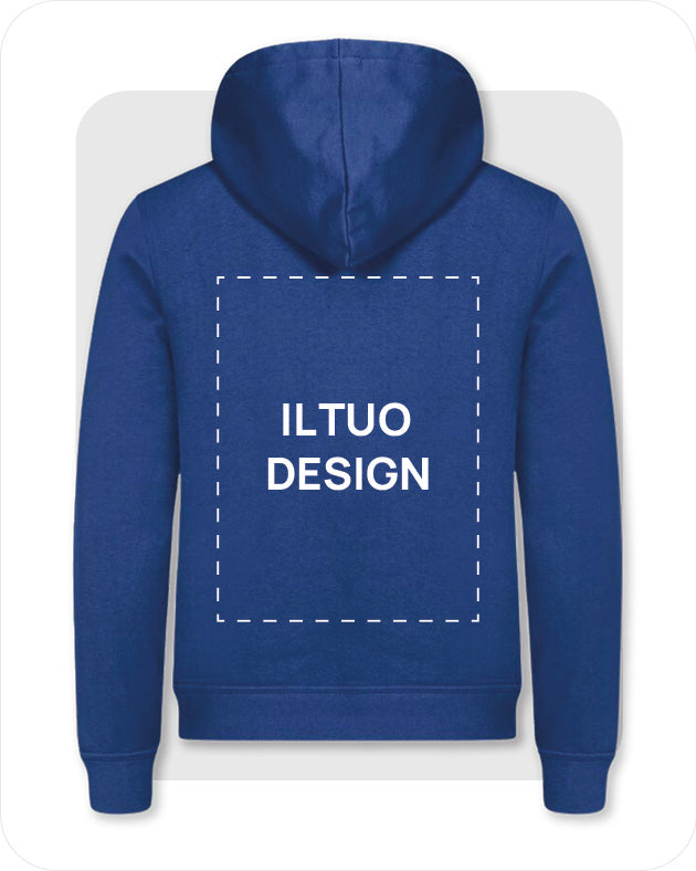 Felpa Unisex con Cappuccio