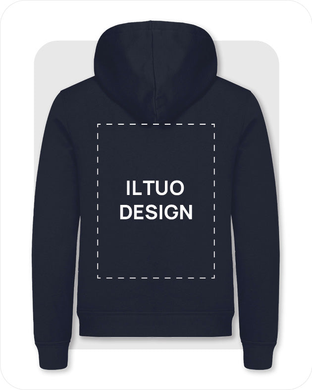 Felpa Unisex con Cappuccio