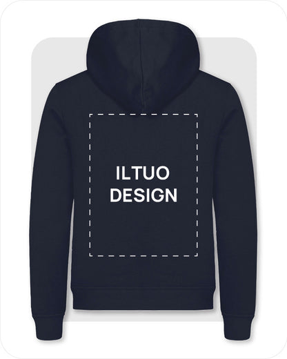 Felpa Unisex con Cappuccio