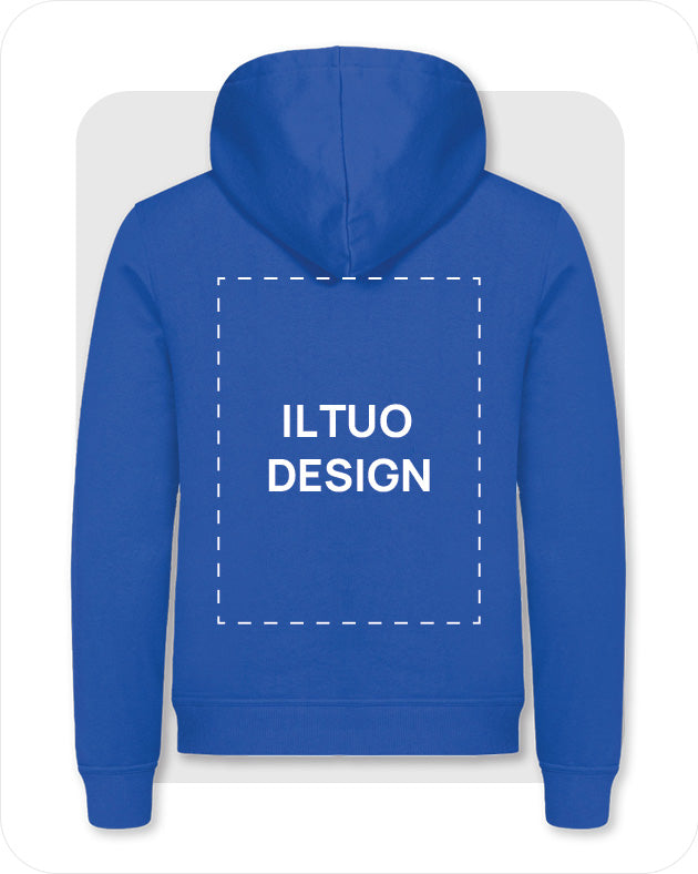 Felpa Unisex con Cappuccio