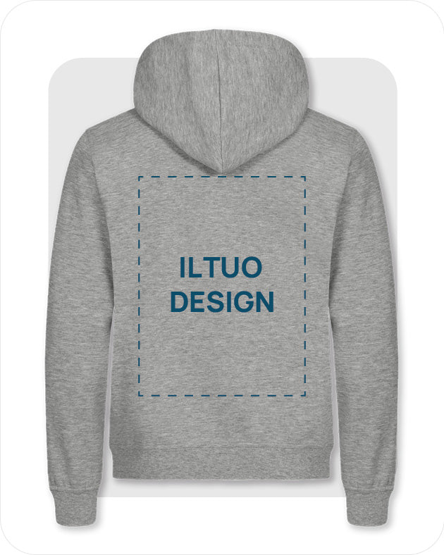Felpa Unisex con Cappuccio