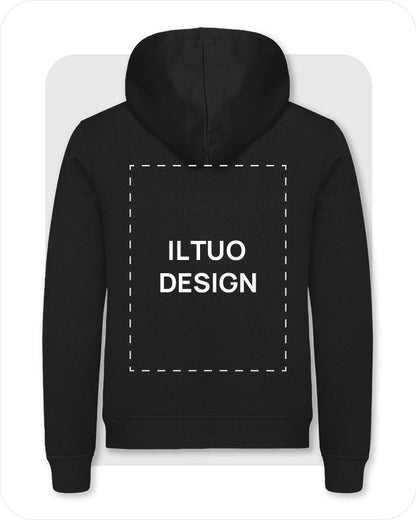 Felpa Unisex con Cappuccio