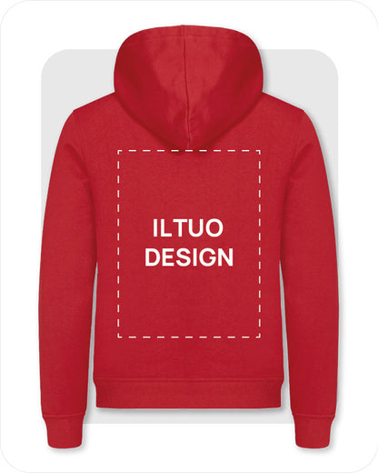 Felpa Unisex con Cappuccio