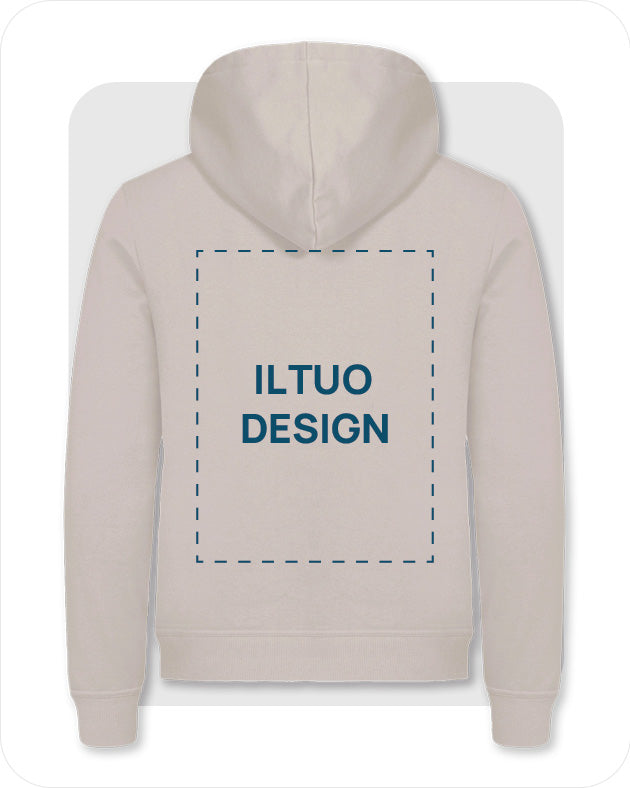 Felpa Unisex con Cappuccio