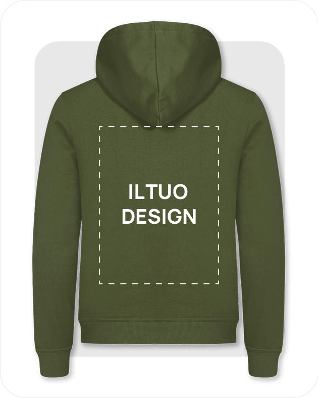 Felpa Unisex con Cappuccio
