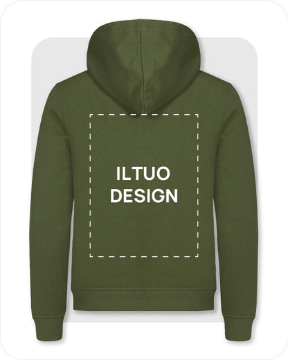 Felpa Unisex con Cappuccio