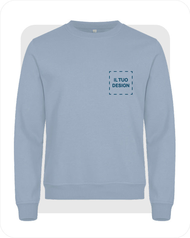 Felpa Unisex Girocollo