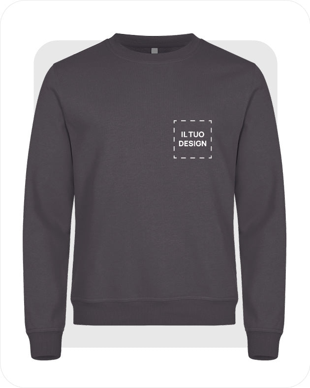 Felpa Unisex Girocollo