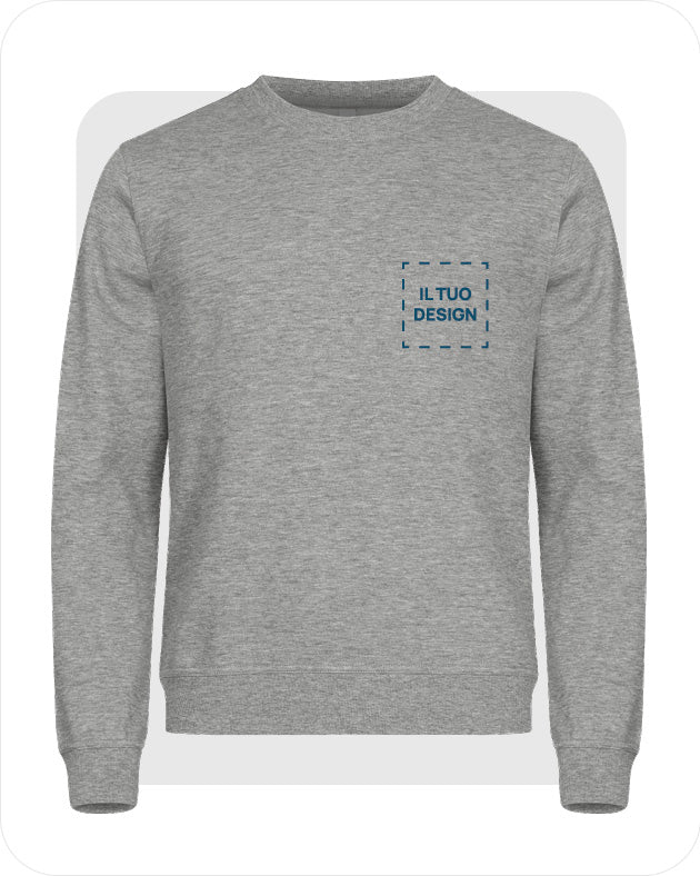 Felpa Unisex Girocollo
