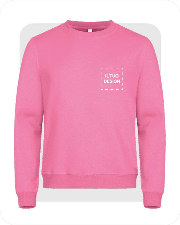 Felpa Unisex Girocollo
