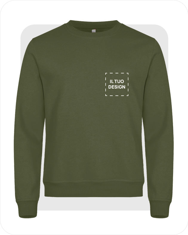 Felpa Unisex Girocollo