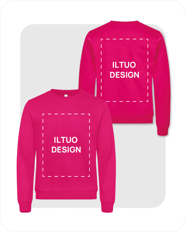 Felpa Unisex Girocollo