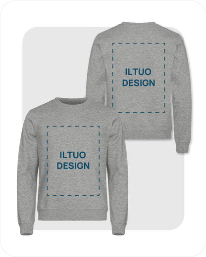 Felpa Unisex Girocollo