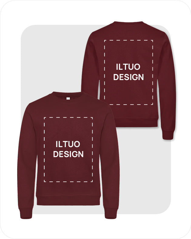 Felpa Unisex Girocollo