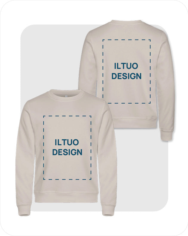Felpa Unisex Girocollo