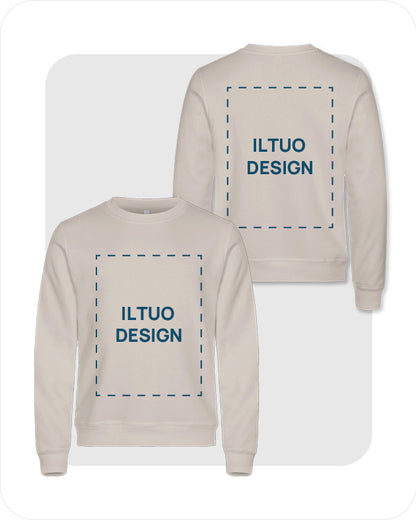 Felpa Unisex Girocollo