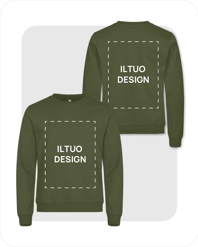 Felpa Unisex Girocollo